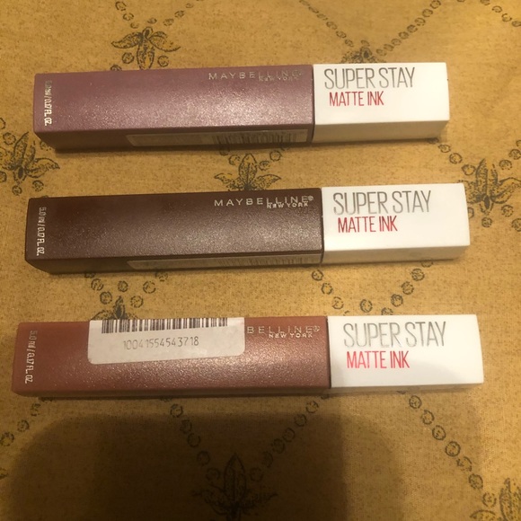Maybelline Makeup Set Of 3 Maybelline Superstay Matte Ink Lip Color